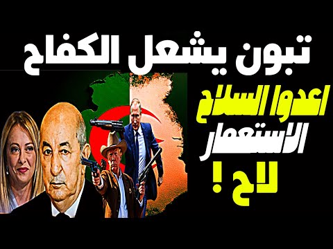 الجزائر تنذر العرب وتدق الأجراس: استعدوا عسكريا الاستعمار قادم! وتبون يعلن على اخطر حرب ضد الجزائر