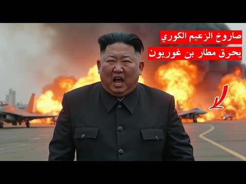 القوات اليمنية تحرق مطار بن غوريون بصاروخ هواسونغ الكوري , والزعيم الكوري يدخل الحرب !