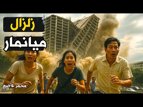 زلزال ميانمار: مشاهد لواحد من اقوي الزلال في تاريخ البشرية