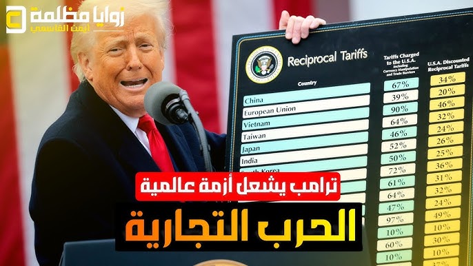 ترامب يعلن رسميا حرب التجارة العالمية وأزمة اقتصادية تضرب الأسواق الدولية .. والعالم يتحرك بشكل مضاد