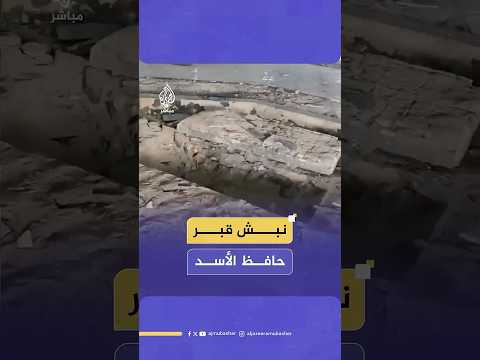 مجهولون ينبشون قبر الرئيس السوري الأسبق حافظ الأسد في مدينة القرداحة بمحافظة اللاذقية