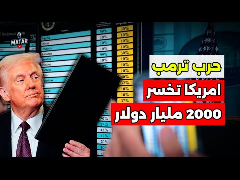 2000 مليار دولار "خسارة" #عاجل: انهيـ،ار كبير في البورصة الأمريكية والصين وأوروبا يتوعدان برد قـ،اسي