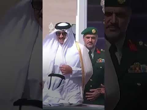 أمير دولة قطر الشيخ تميم بن حمد آل ثاني يصل العاصمة السعودية للمشاركة في القمة الخليجية الأمريكية