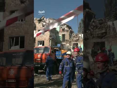 بعد قصف روسي بـ629 مسيرة وصاروخًا.. مشاهد حية للدمار في العاصمة الأوكرانية كييف