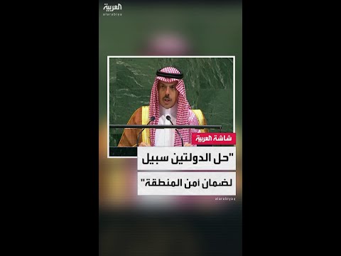 وزير الخارجية السعودي الأمير فيصل بن فرحان: حل الدولتين سبيل لضمان أمن المنطقة
