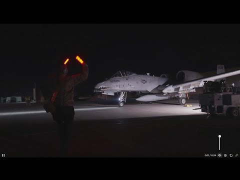 مشاهد انطلاق المقاتلات الأميركية لضرب مواقع لداعش بسوريا
