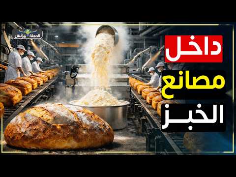 كيف ينتج هذا المصنع مليون رغيف خبز يوميًا؟ | خط إنتاج مذهل