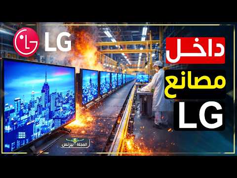 مصنع لا يلمسه البشر… كيف تُصنع شاشات LG؟