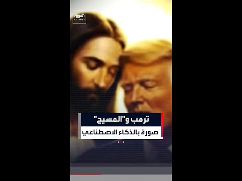ترمب ينشر صورة وكأنه يعانق "المسيح"
