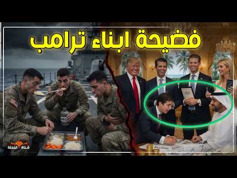 كيف يربح أولاد ترامب المليارات من حرب إيران بينما يجوع الجنود؟