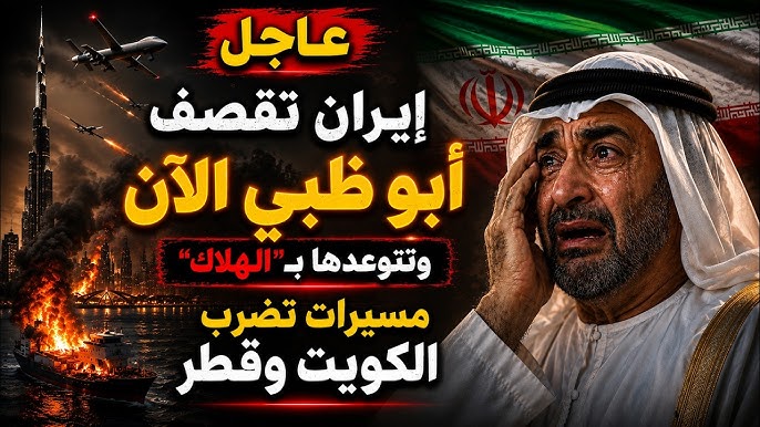 عاجل: إيران تقصف أبو ظبي الآن وتتوعدها بـ”الهلاك” | مسيرات تضرب الكويت وقطر