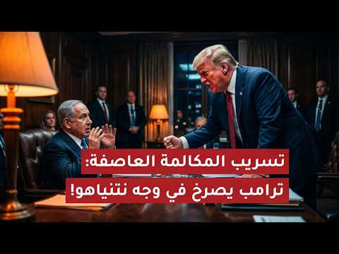 زلـزال بتل أبيب! المكالمة السرية التي كسـرت إسرائيل! ترامب يهـدد بإسقاط "نتنياهو"علنًا من أجل إيران!