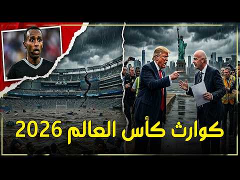 زلزال في المونديال!😱كوارث كأس العالم 2026 كابوس أمريكا 🇺🇸 المُرعب!