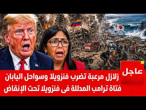 زلزال مرعب يدمر فنزويلا .. وفتاة ترامب المدللة تحت الانقاض