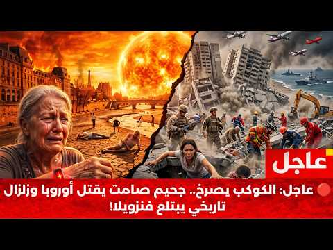 بث مباشر | نار في سماء أوروبا وأرض تنشق في فنزويلا.. هل بدأ سيناريو النهاية؟