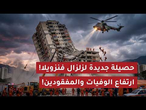 زلـزال يوم القيامة في فنزويلا: 100 ألف ضحيـة والأرض تنشق لتبتلع أحياء كاملة! وتحرك أمريكي روسي صيني!