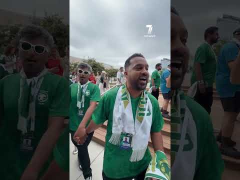 بالأخضر والأهازيج.. الجماهير السعودية تزحف إلى ملعب أتلانتا  لمؤازرة منتخبها أمام إسبانيا