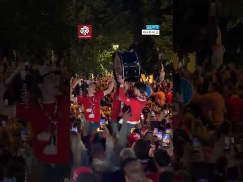 حشود كبيرة في العاصمة أوسلو تحتفل بتأهل المنتخب النرويجي لربع نهائي #مونديال_2026