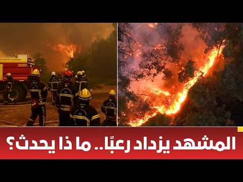 العالم يحترق؟ مشاهد مرعبة من حرائق الجزائر وفرنسا وإسبانيا وأمريكا هل العالم أمام كارثة نارية ولماذا