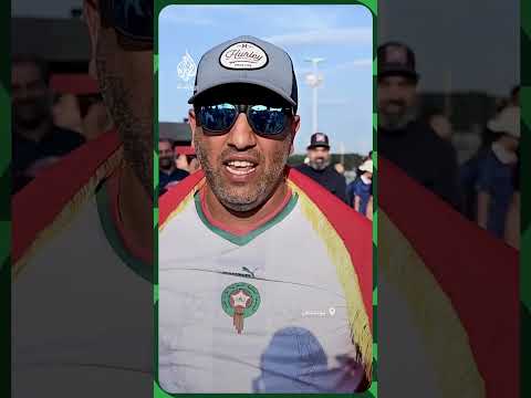 "الحرية لفلسطين".. مشجع مغربي يواجه شخصا يرتدي قميص المنتخب الفرنسي ويهتف لإسرائيل