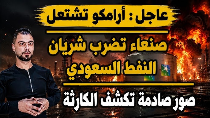 عاجل: أرامكو تشتعل | صنعاء تضرب شريان النفط السعودي | صور صادمة تكشف الكارثة