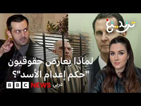 لماذا يعارض حقوقيون "حكم إعدام الأسد"؟