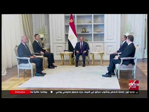الرئيس السيسي يستقبل جاريد كوشنر بحضور وزير الخارجية والسيد الوزير حسن رشاد رئيس المخابرات العامة