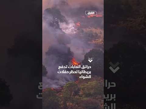 حرائق الغابات تدفع بريطانيا لحظر حفلات الشواء