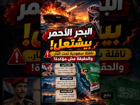 البحر الأحمر بيشتعل! ⚠️ ناقلة سعودية تحت النار   والحقيقة مش مؤكدة!