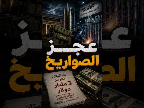 3 مليار دولار فجأة! ⚠️ لو الذخيرة كتير   ليه أمريكا بتبني مصانع صواريخ؟! ٢