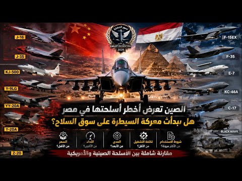 الصين تعرض أخطر أسلحتها في مصر.. هل بدأت معركة السيطرة على سوق السلاح
