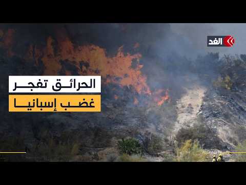غضب في مدريد.. احتجاجات تطالب الحكومة المحلية بالاستقالة بعد كارثة الحرائق