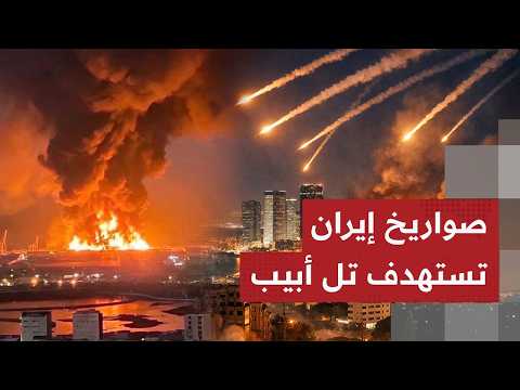 🚨عاجل🚨ايران تشعل الحرب بهجوم ضخم  الصواريخ الإيرانية تملأ سماء تل ابيب اطلاق 10000 صاروخ بهجوم مزلزل