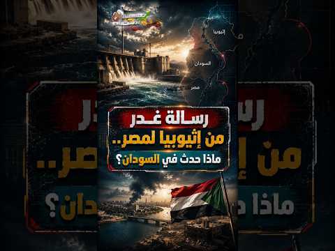 رسالة غـ ــدر من إثيوبيا لمصر.. ماذا حدث في السودان؟