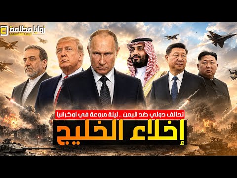 تحالف دولي ضد اليمن ⚠️ هجوم وشيك سيشعل المنطقة ودعوات لإخلاء الشرق الأوسط وليلة صعبة في اوكرانيا.