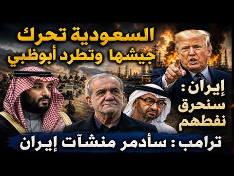 السعودية تحرّك جيشها نحو اليمن وتطرد الإمارات | ترامب: سأدمّر منشآت إيران… وطهران تتوعّد بالرد