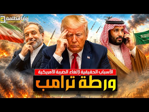 ليلة المفاجأت ⚠️ 8 اسباب دفعت ترامب لإلغاء الضربة الكبرى وتطورات تقلب المشهد كليا.. تراجع ام مناورة؟