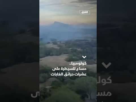 كولومبيا.. مساع للسيطرة على عشرات حرائق الغابات