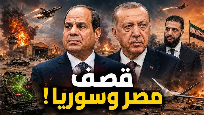 إسرائيل تعلن الحرب على السيسي وتركيا!؟… قصف سوريا ومصر بمسيرات مجهولة