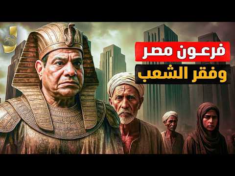 السيسى فرعون مصربداية اسقاط حكم السيسى مبانى ضخمة و طيارة فاخرة  و شعب فقير و الانهيار قادم