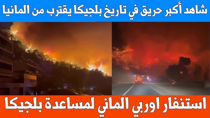 أكبر حريق في تاريخ بلجيكا يدخل إلى ألمانيا! كارثة الحرائق في أوروبا تشتعل 2026