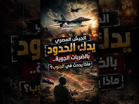 الجيش المصري يـ.دك الحدود بالضـ.ربات الجوية.. ماذا يحدث في الجنوب؟