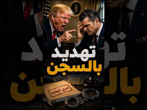 ترامب بيصرخ في وزير دفاعه! ⚠️ اشتباك كامب ديفيد على نقص الذخيرة! ١