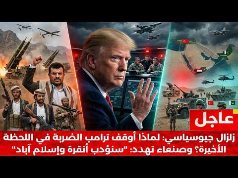 🚨 عاجل | القنابل على الطائرات وترامب يتراجع.. الحوثيون يتوعدون تركيا وباكستان بـ "قبضة من حديد"!