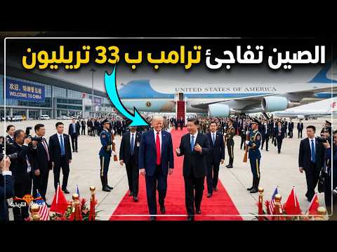 رئيس الصين يفاجئ ترامب بزلزال الـ 33 تريليون