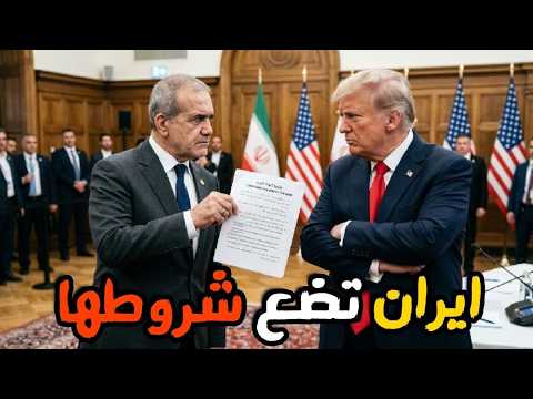 مفاجأة ايران في امريكا وتضع شروط جديدة لانهاء الحرب وفتح مضيق هرمز
