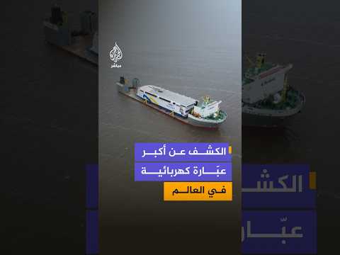 الكشف عن "تشاينا زوريا" أكبر سفينة شحن كهربائية في العالم بعد وصولها إلى الأوروغواي