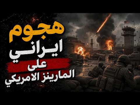 قصف ايراني لكتيبه مارينز امريكيه ومستودع طائرات مسيرة وترامب يبدأ الهروب خوفا من الفضيحه