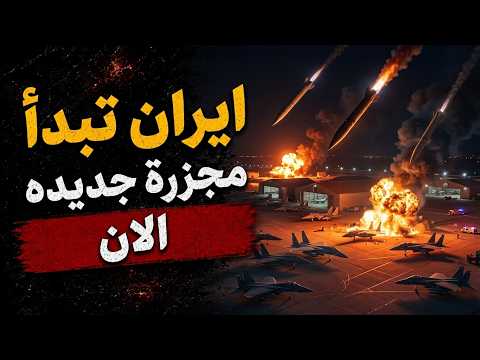 مجزرة ايرانية في مضيق هرمز بصاروخ فجر3 وضـ.ـرب قاعدة المنهاد الامريكيه في الامارات
